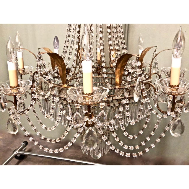 Metal Italian Baltic Style Chandelier For Sale - Image 7 of 10