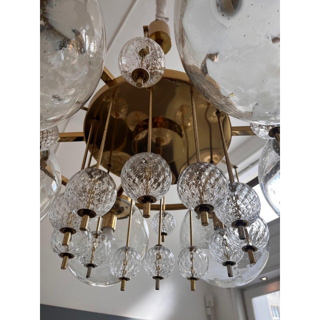 1970s Vintage Chandelier by Kamenicky Šenov, Czechoslovakia, 1970s For Sale - Image 5 of 15