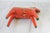 Orange Vintage Traditional Swedish Dala Horse Figure For Sale - Image 8 of 12