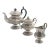 Dixon & Son 3 Piece English Pewter Coffee Service (1830) For Sale