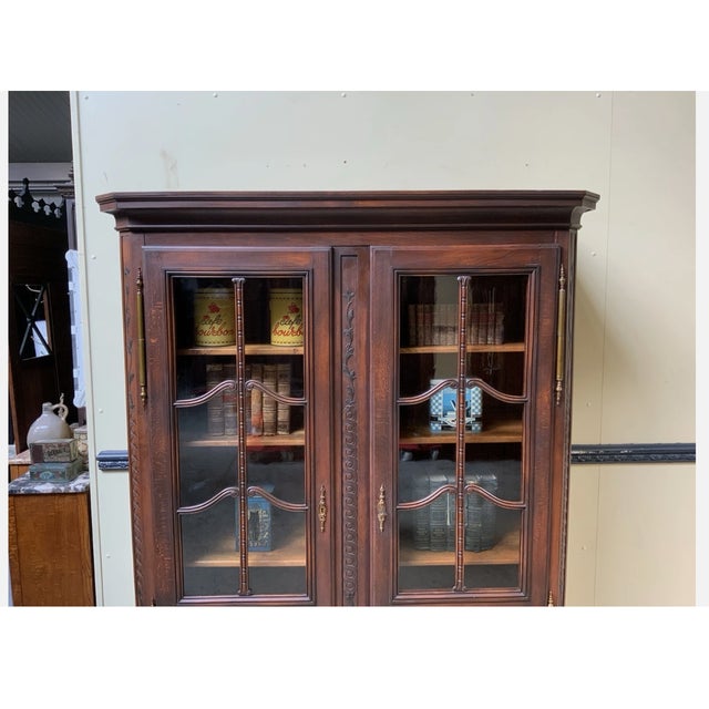 Antique Art Nouveau Display Cabinet, 1910 For Sale - Image 10 of 12