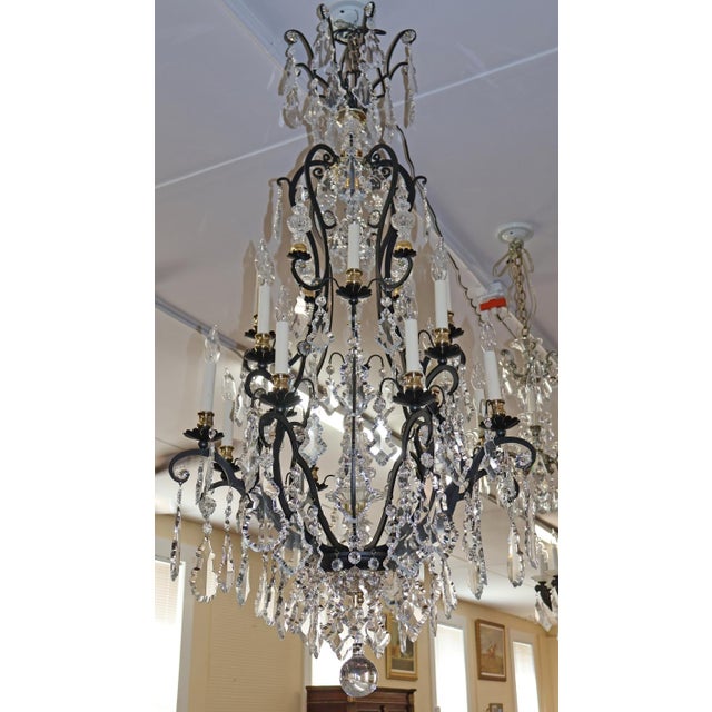 Schonbek Versailles 2782 16 Light Monumental Crystal Chandelier For Sale - Image 12 of 18