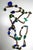Murano 1960s Venetian Art Glass & Copper-Tone 57" Lariat Necklace For Sale - Image 4 of 6