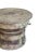 Brown Monumental Cast Bronze Rain Drum Side Table Sculptural Patinated Finish For Sale - Image 8 of 10
