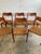 Wood Danish Mid Century Teak Niels Moller Model 55 and Model 71 Dining Chairs For Sale - Image 7 of 8