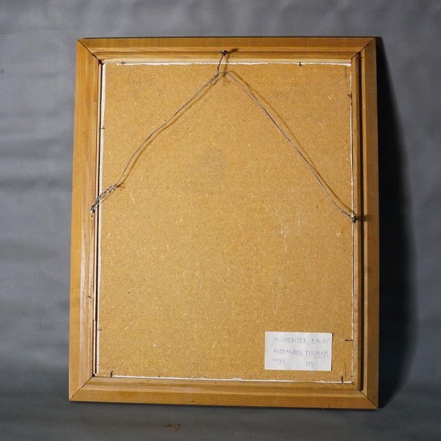 Blossoming Tree – Original Painting by Alexander Michael, 1975 For Sale - Image 6 of 7