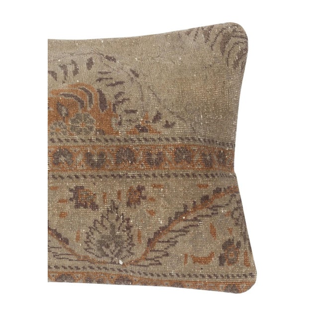 Traditional 16"x24" Vintage Rug Cushion Cover. Turkish Pillowcase. Throw Pillow Cover For Sale - Image 3 of 4