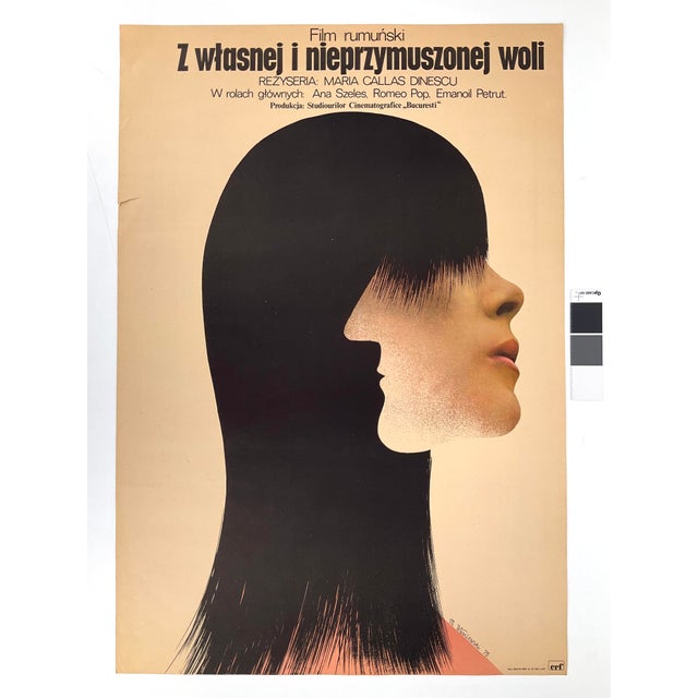 Cream De Buna Voie Si Nesilit De Nimeni Film Poster by Mieczysław Wasilewski, Poland, 1975 For Sale - Image 8 of 8
