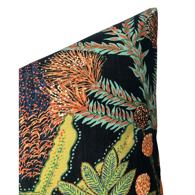 Protea Floral Performance Pillow Cover, 20x20 Pillow For Sale - Image 4 of 8