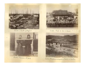 Unknown, Crime and Punishment in Canton, Ethnographic Photographs, 1880s/90s, Set of 6