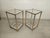 Vintage Gilt Side Tables, 1970s, Set of 2, in Good conditions. Designed 1970 to 1979