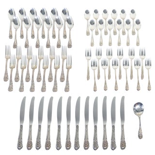 Wallace Service in 925 Sterling Silver, Set of 61 For Sale