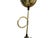 Metal Vintage Brass and Fabric Chandelier, 1975 For Sale - Image 7 of 11