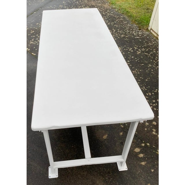 1960s Folding Military Metal Table, 1965 For Sale - Image 5 of 7