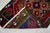 Ruby Red Hand Knotted Small Rug Vintage DoorMat Entry Decor - 20'' X 35'' For Sale - Image 8 of 13