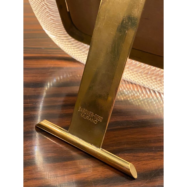 Picture Frame in Torchon Murano Glass from Barovier & Toso, Italy, 1950s For Sale - Image 9 of 15