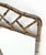 Faux Bamboo Tortoise Finish 29x48" Rectangle Wall Mirror MINT