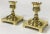 Traditional Late 20th Century Brass Candlestick Holders With Square Bases, Pair For Sale - Image 3 of 4