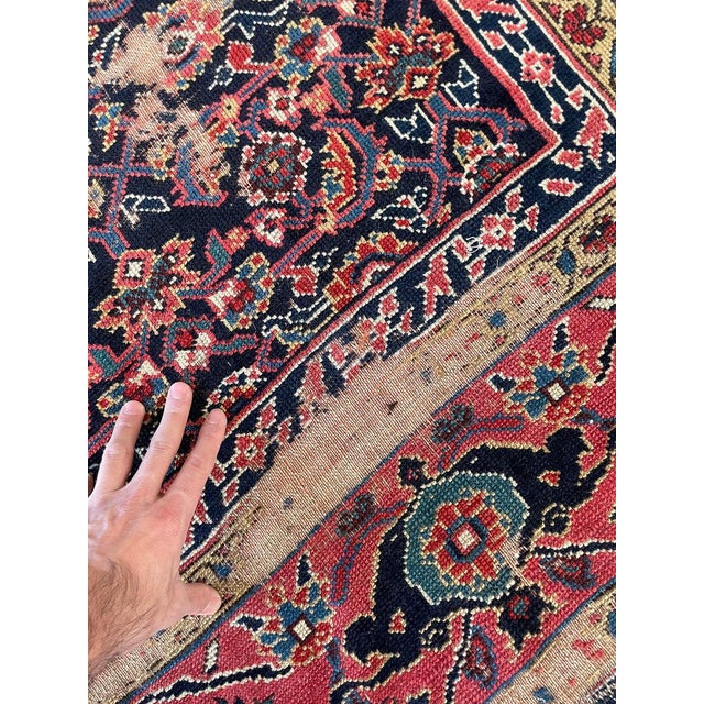 Antique Kurdish Kelleh Gallery Runner C. 1900's Rug 7.4 x 19.5 For Sale - Image 11 of 14