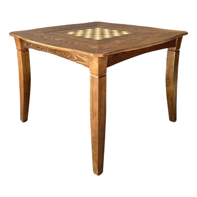 Vintage Reversible Game Table For Sale