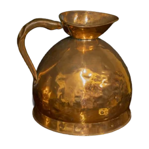 Victorian Copper Harvest Flagons, Set of 3