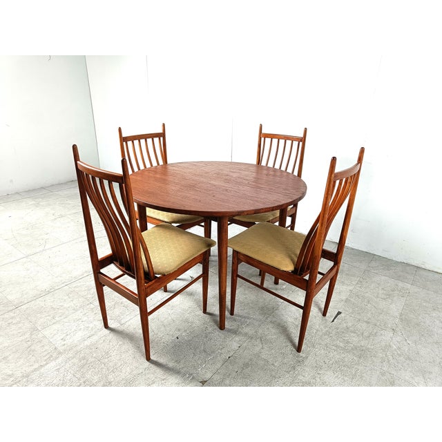 Mid-Century Dining Set, Denmark 1960s, Set of 5 For Sale - Image 11 of 14