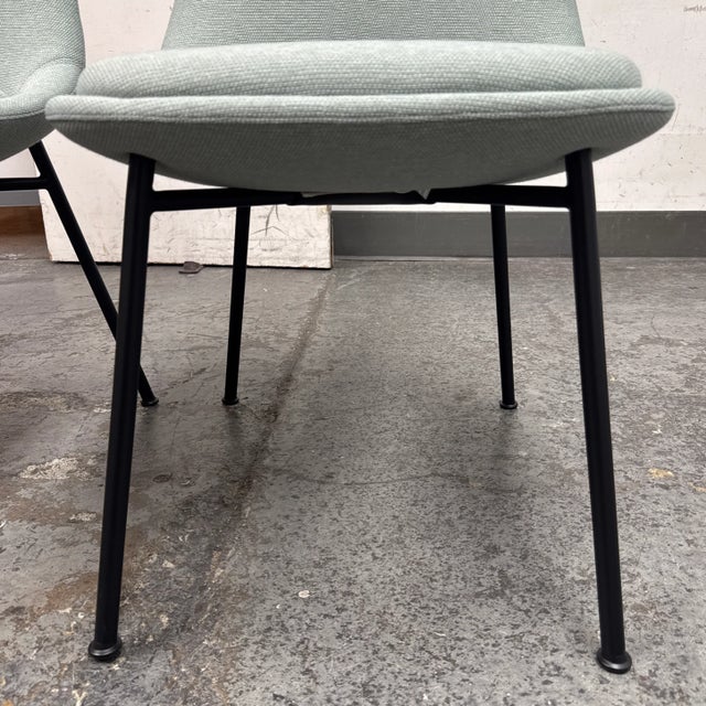 Bernhardt Chloe Dining Side Chairs in Sky, Pair For Sale - Image 9 of 12