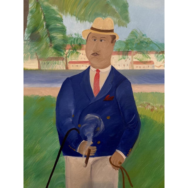 Horacio Sosa Cordeo, El Dendy, 1982, Oil on Canvas For Sale - Image 7 of 9