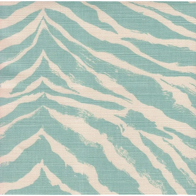China Seas Quadrille Nairobi Petite 2 7/8 yards. 55% linen / 45% cotton fabric 52" width / 18" repeat