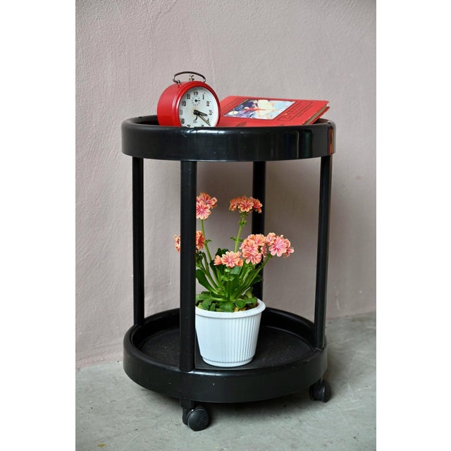 Italian Rolling Serving Cart from Simo, Italy, 1980s For Sale - Image 4 of 10