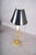 Brass Bouillotte Table Lamp with Adjustable Black Metal Shade, 1950s For Sale - Image 13 of 16