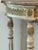 French Demilune Console With Marble Top For Sale - Image 4 of 16