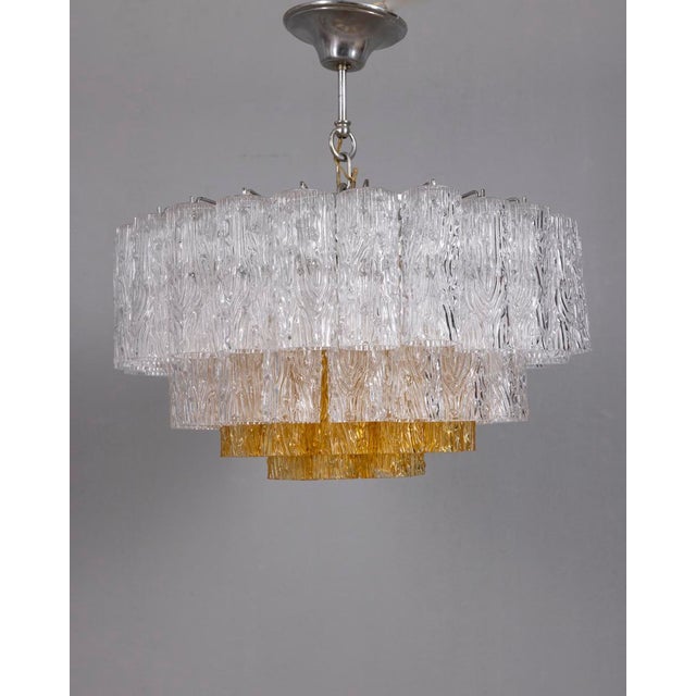 Vintage Italian Murano Glass Chandelier, 1960s For Sale - Image 17 of 17