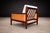 Brazilian Modern Armchair in Rosewood, Leather & Linen, Fatima, 1960s For Sale - Image 12 of 12