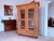 Antique Farmhouse Display Cabinet in Natural Wood For Sale - Image 3 of 10