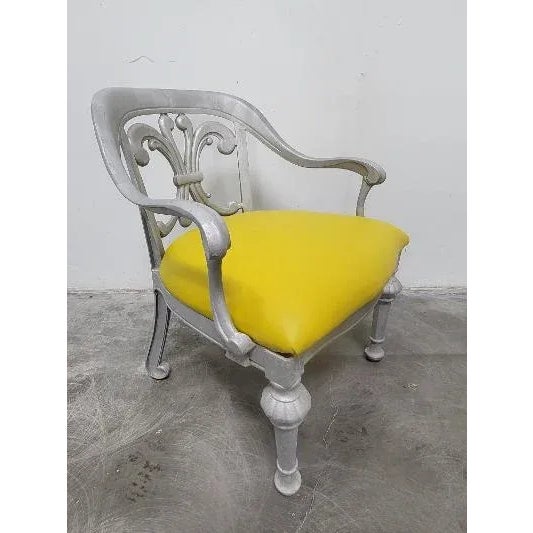 1960s 1960s Mid Century Hollywood Regency Dorothy Draper Designer Patio Set - 4 Seats with Table For Sale - Image 5 of 13