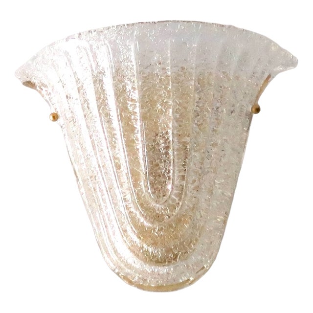 Wall Light in Murano Glass For Sale