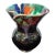 Vintage Mid-Century Vallauris French Abstract Ceramic Drip Glaze Vase For Sale