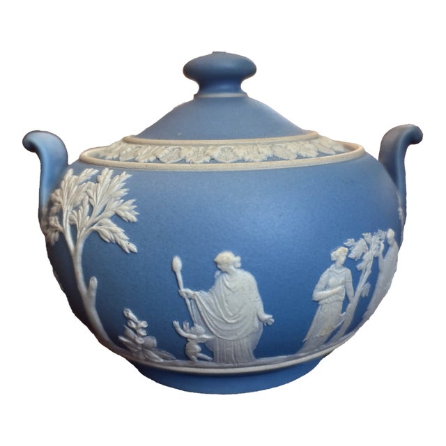Antique Wedgwood Sugar Bowl, Circa 1890's For Sale