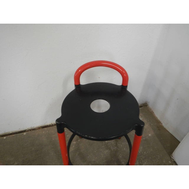Stool by Anna Castelli Ferrieri for Kartell, 1980s For Sale - Image 6 of 12