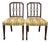 Late 19th Century Ferdinand Keller English Regency Lattice Back Chairs - A Pair For Sale