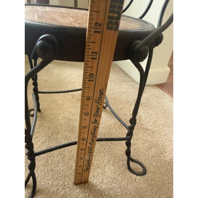 Antique Ice Cream Parlor Chair - Childs - Twisted Wire For Sale In Saint Louis - Image 6 of 7