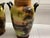Noritake Antique Pair of 2 Hand Painted Noritake Matching Vases For Sale - Image 4 of 12