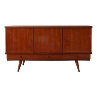 Mid-Century Modern Teak Sideboard by Gaston Poisson, 1960s For Sale