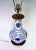 Mid 20th Century Classic Chinese Blue & White Porcelain Long Life Table Lamp With Rosewood Stand For Sale - Image 5 of 8