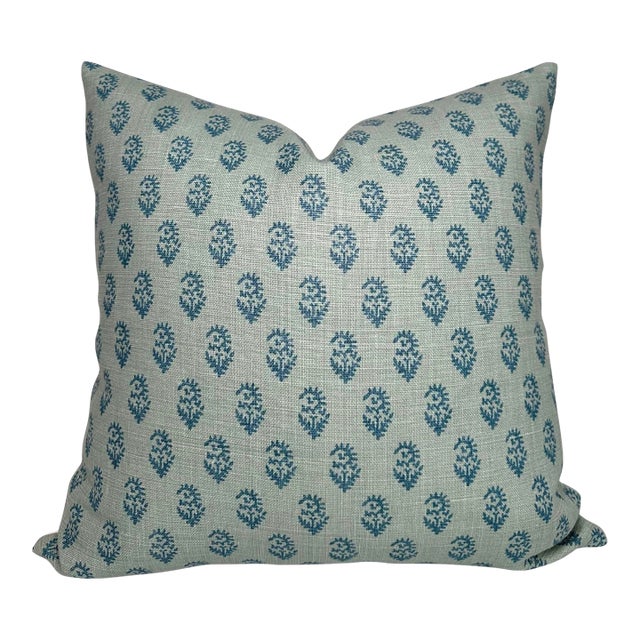 Rajmata Floral Pillow Cover, 20x20 Pillow For Sale