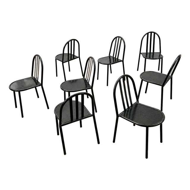 Model 222 Chairs by Robert Mallet-Stevens for Pallucco, 1980, Set of 8 For Sale