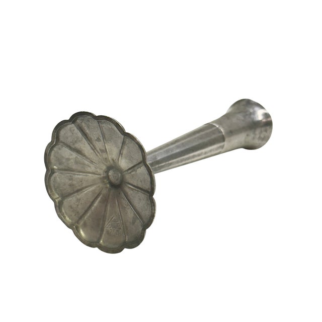 Gray Just Andersen Model 765 Danish Art Deco Pewter Bud Vase, 1920s For Sale - Image 8 of 9