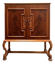 Example of Neoclassical Revival Bar Carts and Dry Bars