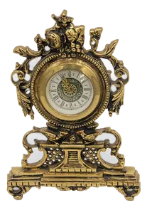 Regulator Clock in Gilded Brass